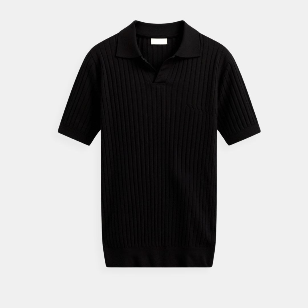SECRET WEALTH | Ribbed Cotton Polo