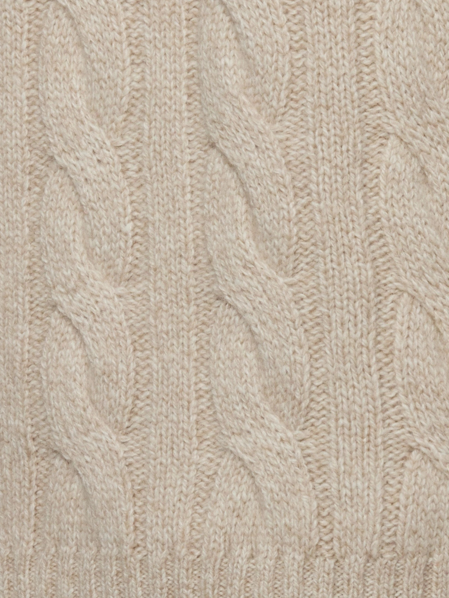 SECRET WEALTH | Cashmere Cable Knit Sweater