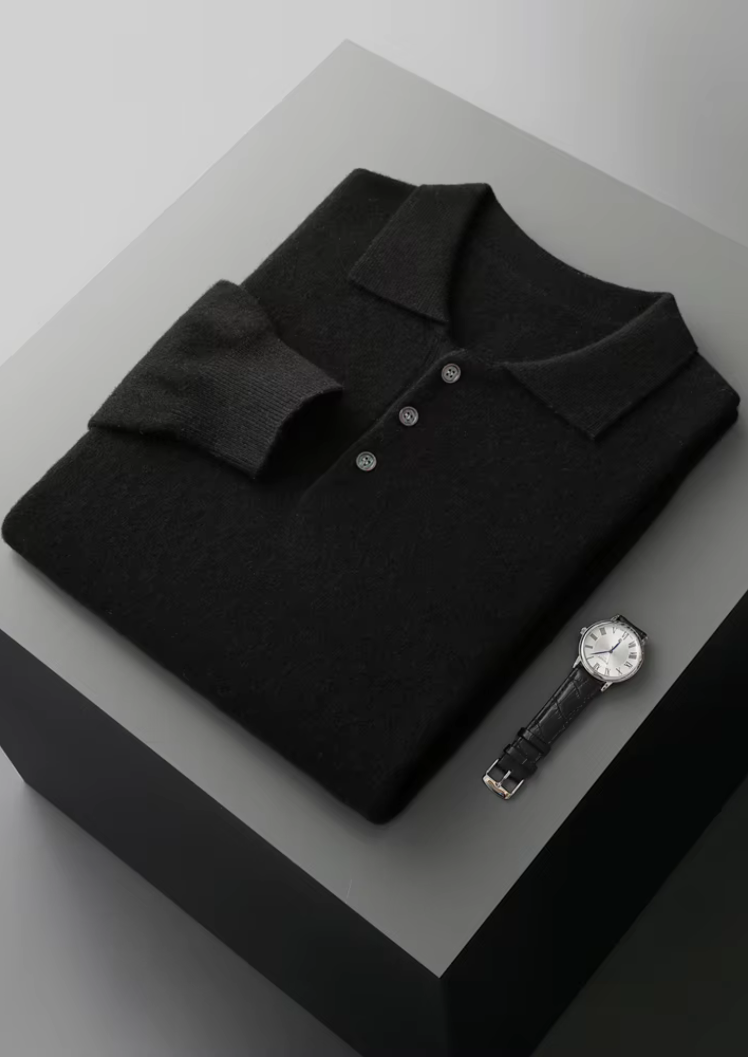 SECRET WEALTH | WOOL CLASSIC SWEATER POLO