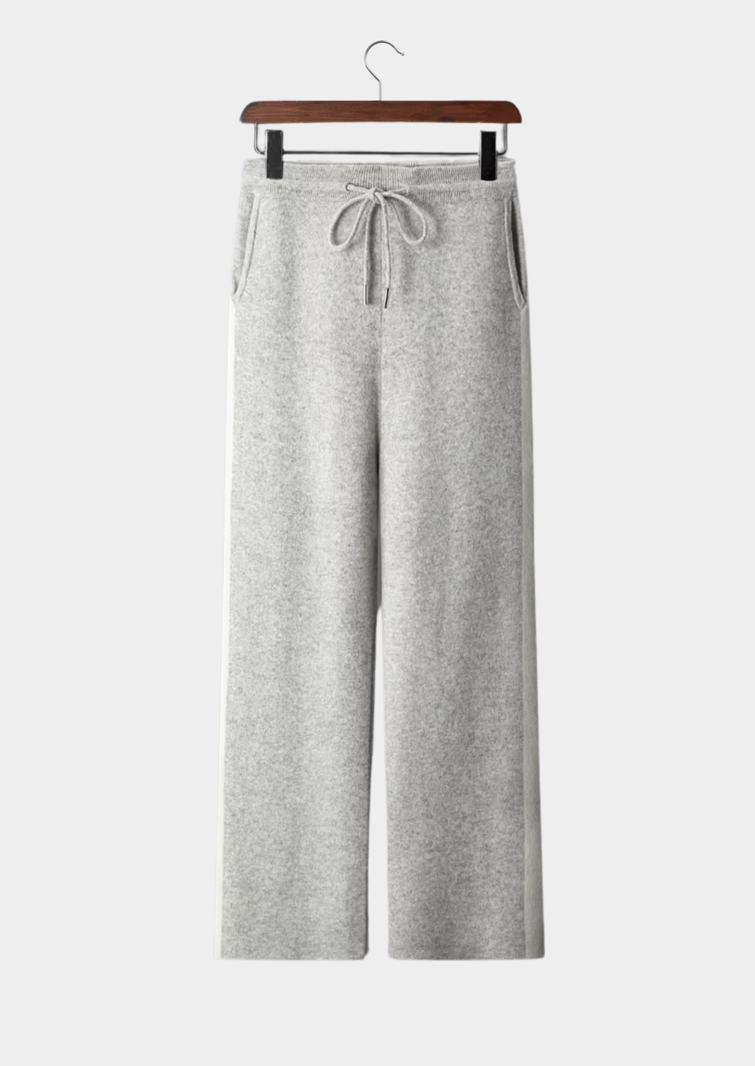SECRET WEALTH | 100% CASHMERE WIDE LEISURE TROUSERS