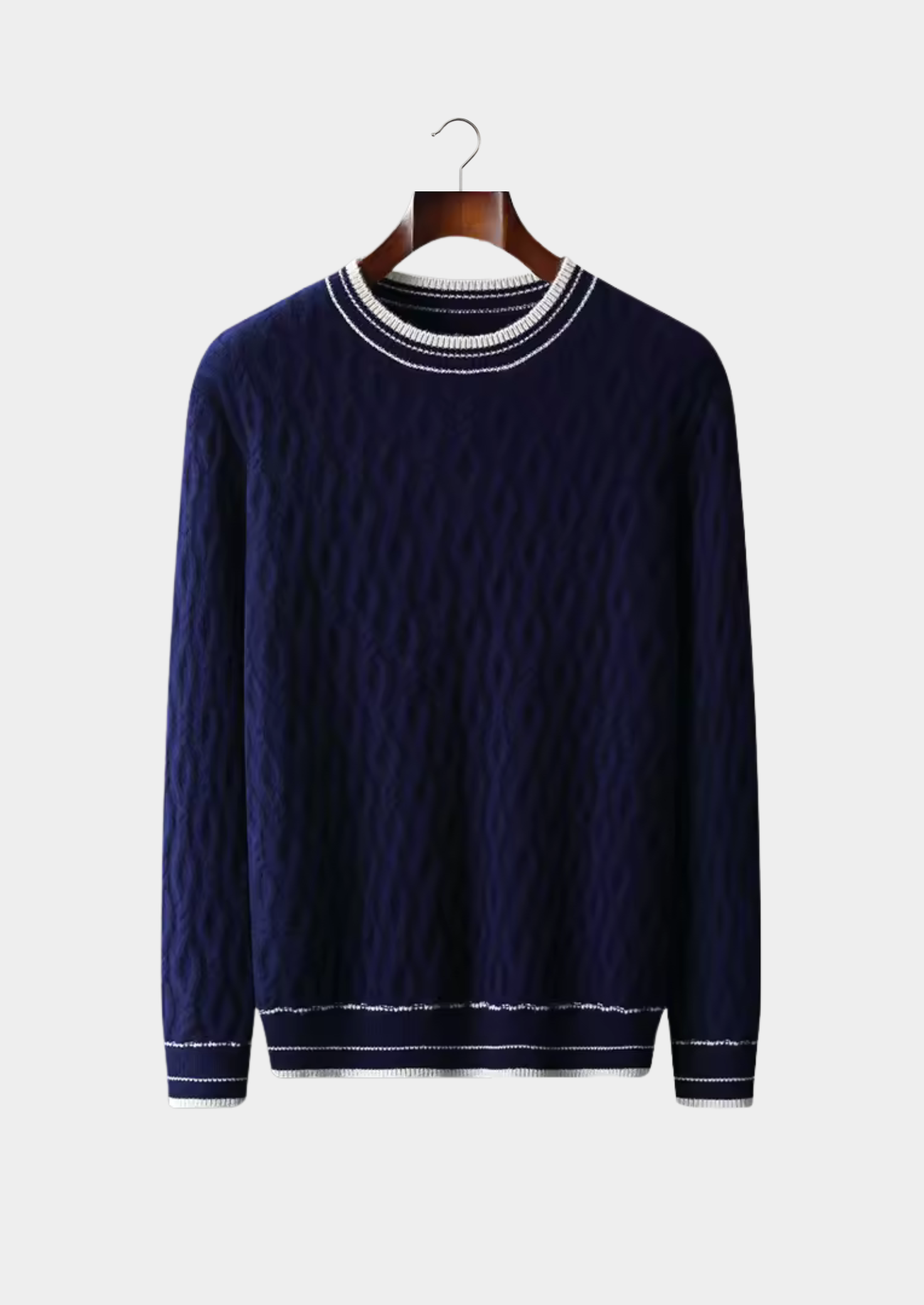 SECRET WEALTH | WOOL JACQUARD CREWNECK