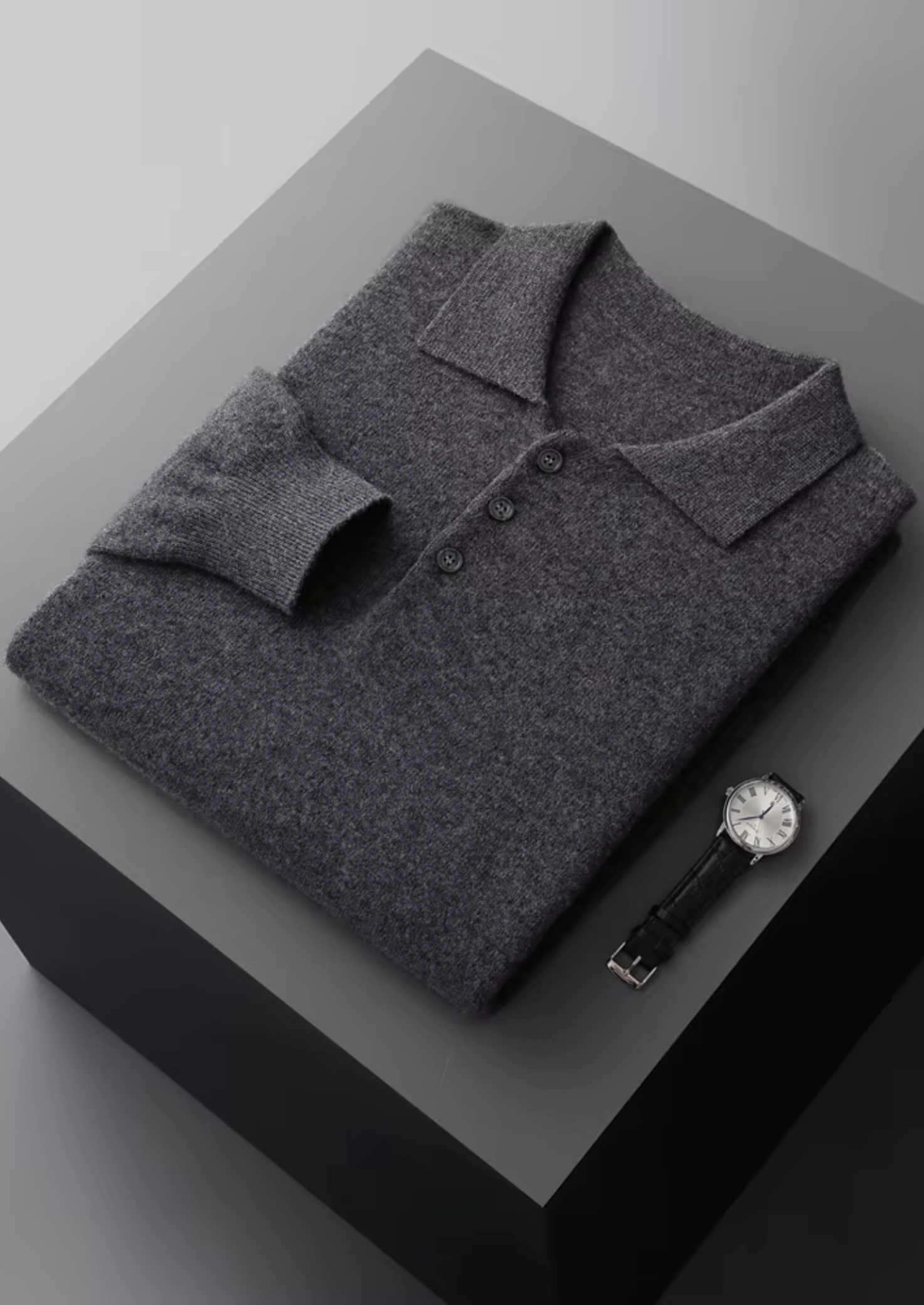SECRET WEALTH | WOOL CLASSIC SWEATER POLO