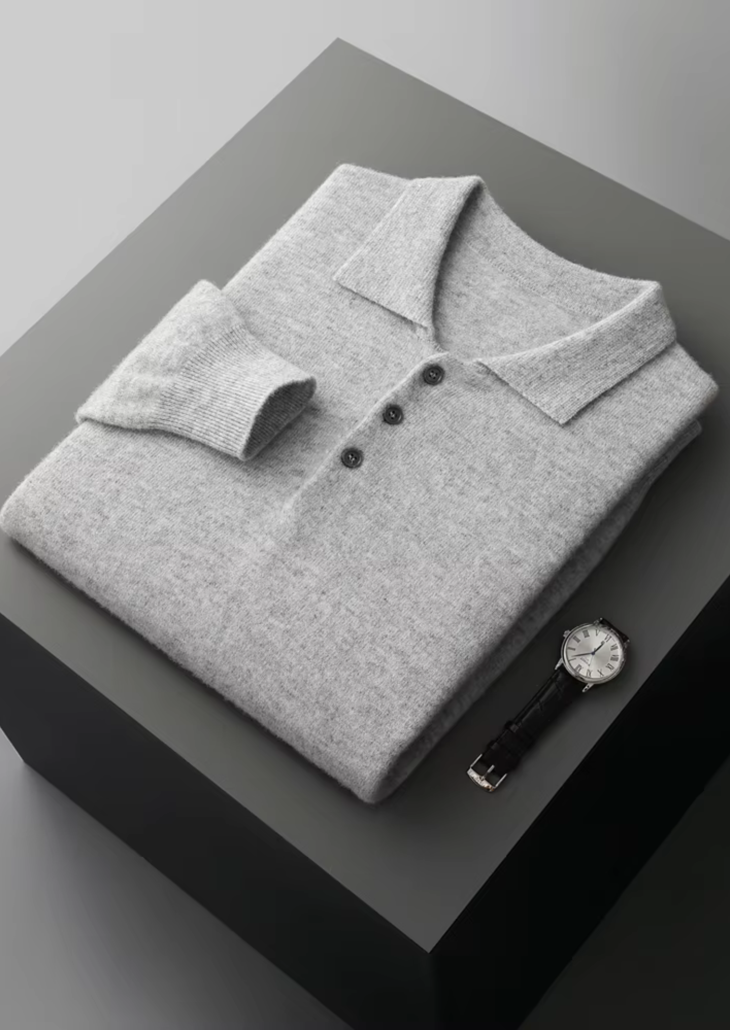 SECRET WEALTH | WOOL CLASSIC SWEATER POLO