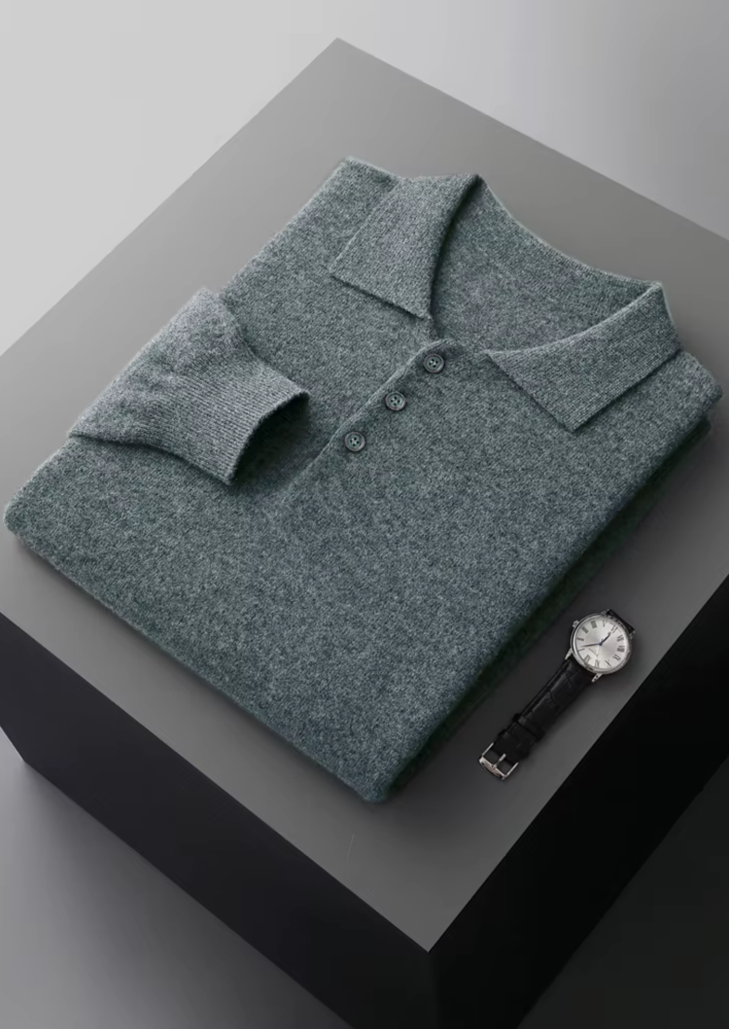 SECRET WEALTH | WOOL CLASSIC SWEATER POLO