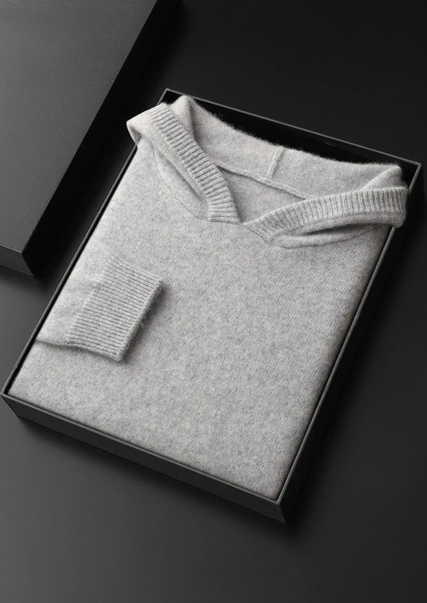 SECRET WEALTH | 100% CASHMERE LEISURE HOODIE