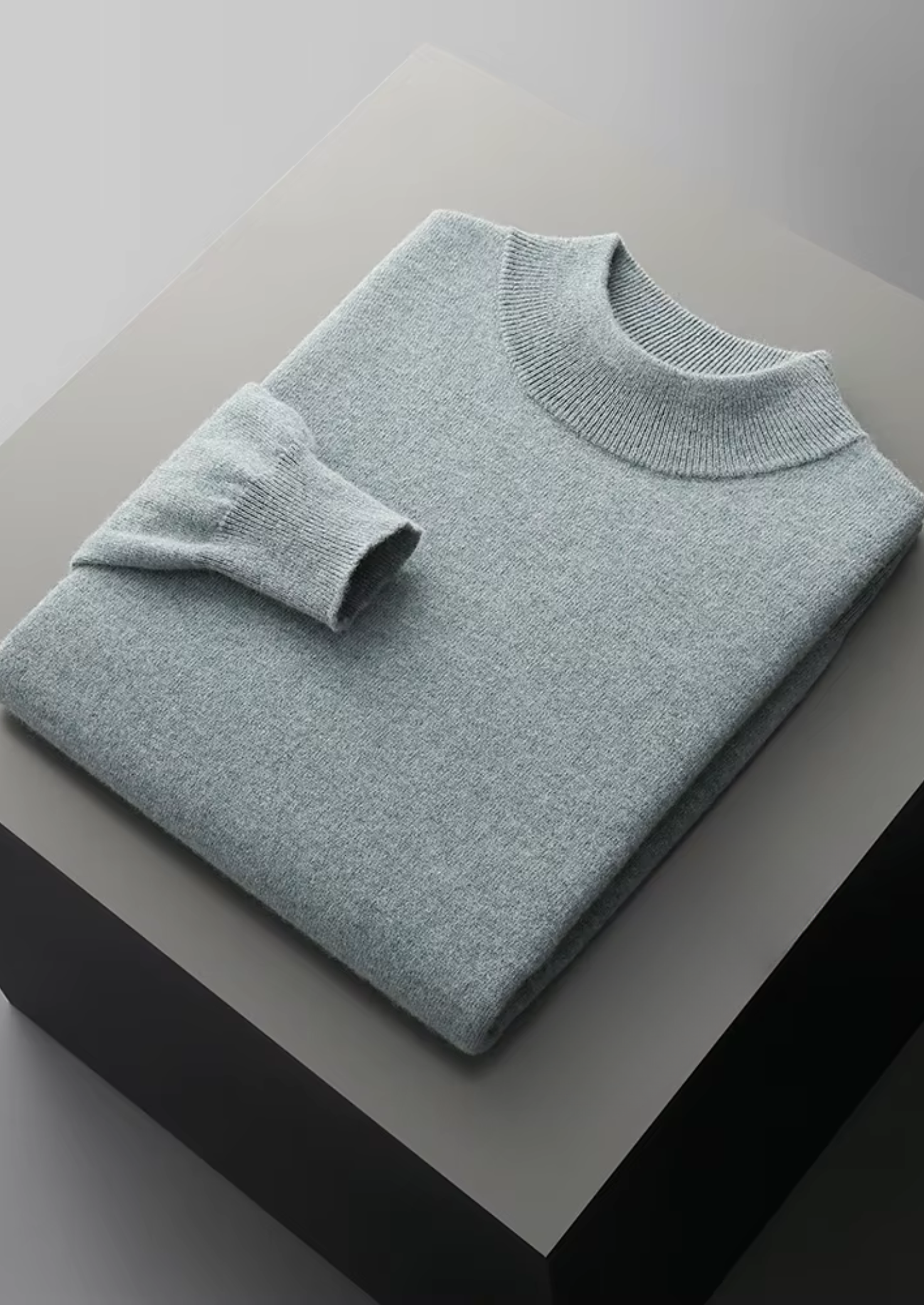 SECRET WEALTH | WOOL CLASSIC MOCKNECK
