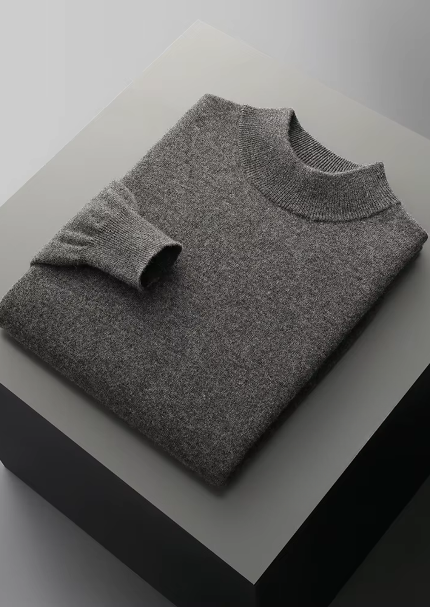 SECRET WEALTH | WOOL CLASSIC MOCKNECK