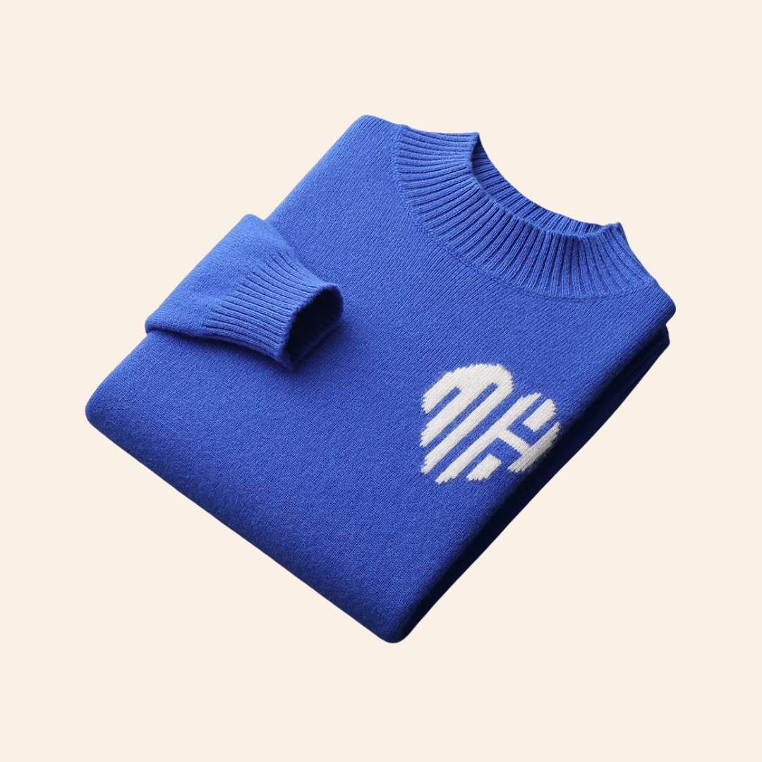 SECRET WEALTH | 100% CASHMERE HEART SWEATER