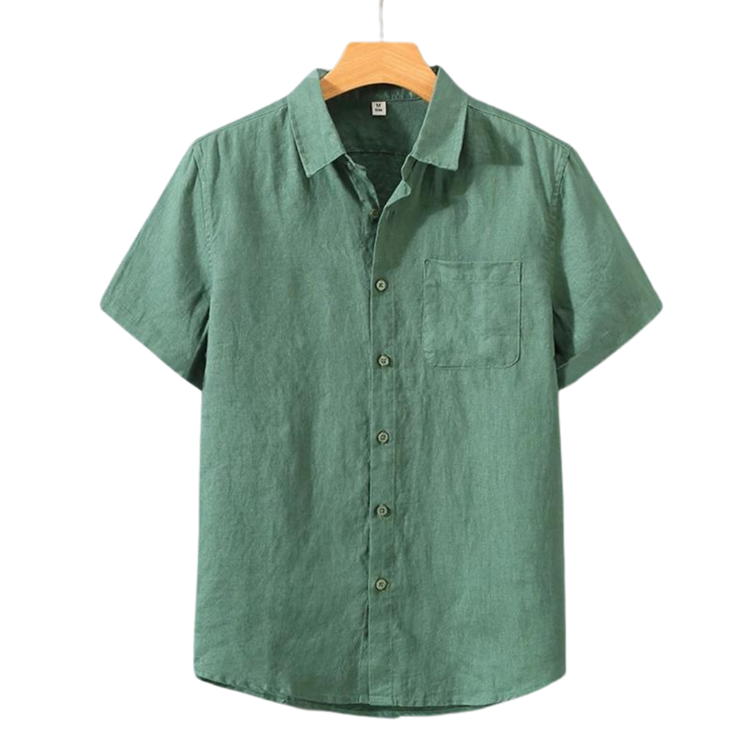 SECRET WEALTH | Linen Shirt (Shortsleeve)