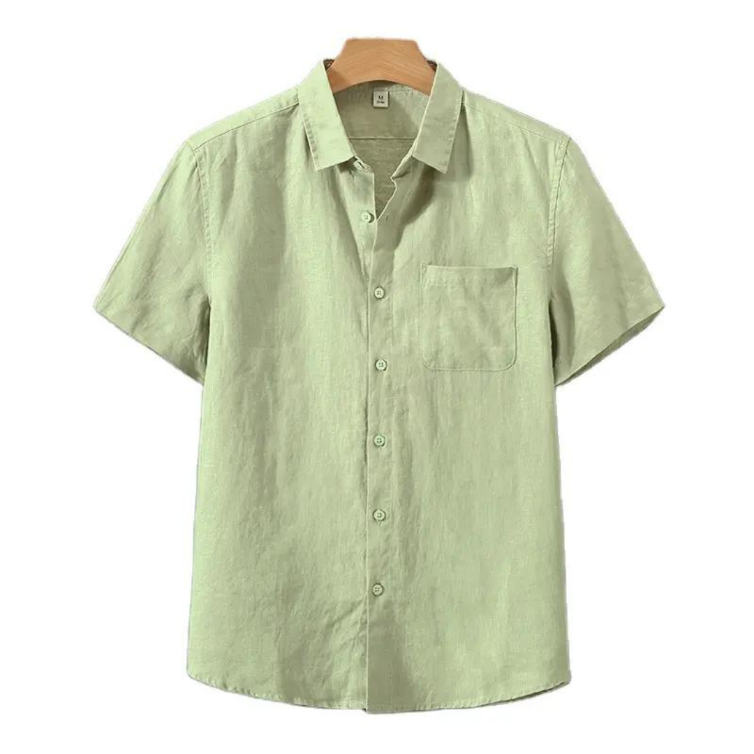 SECRET WEALTH | Linen Shirt (Shortsleeve)