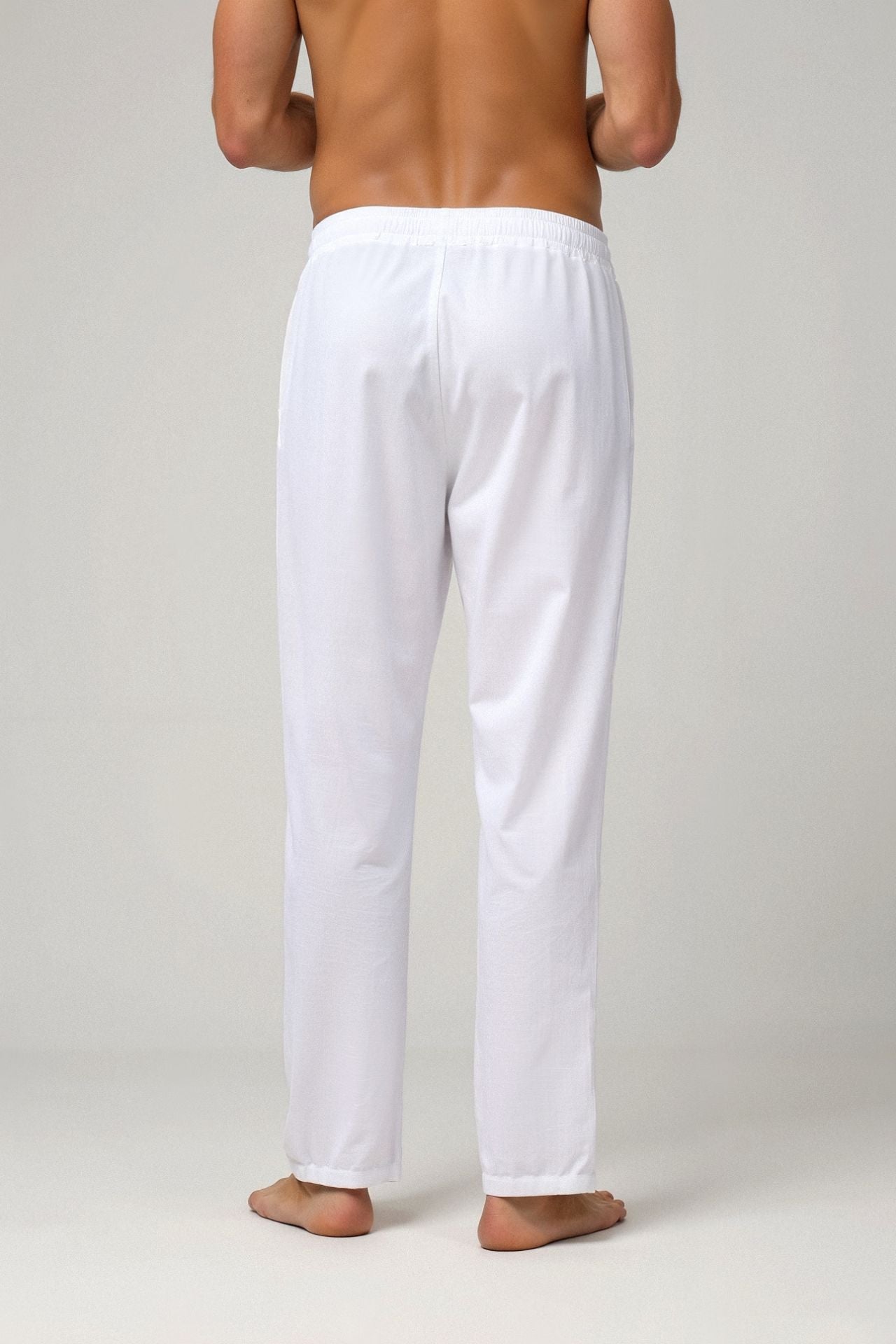 SECRET WEALTH | Cotton & Linen Blend Drawstring Pants