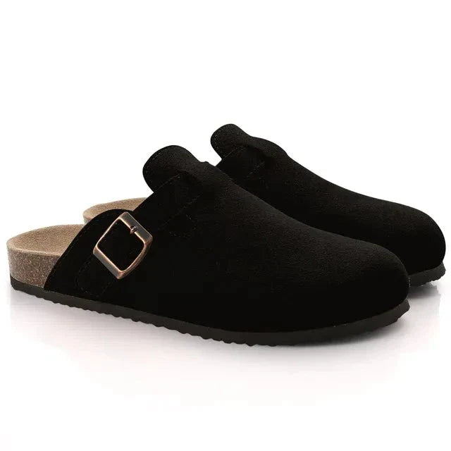 NOBA Suede Clogs