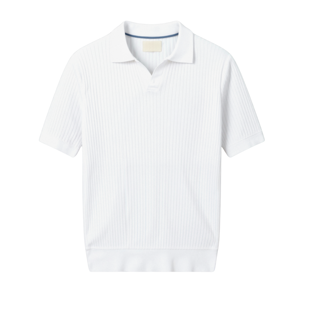 SECRET WEALTH | Ribbed Cotton Polo
