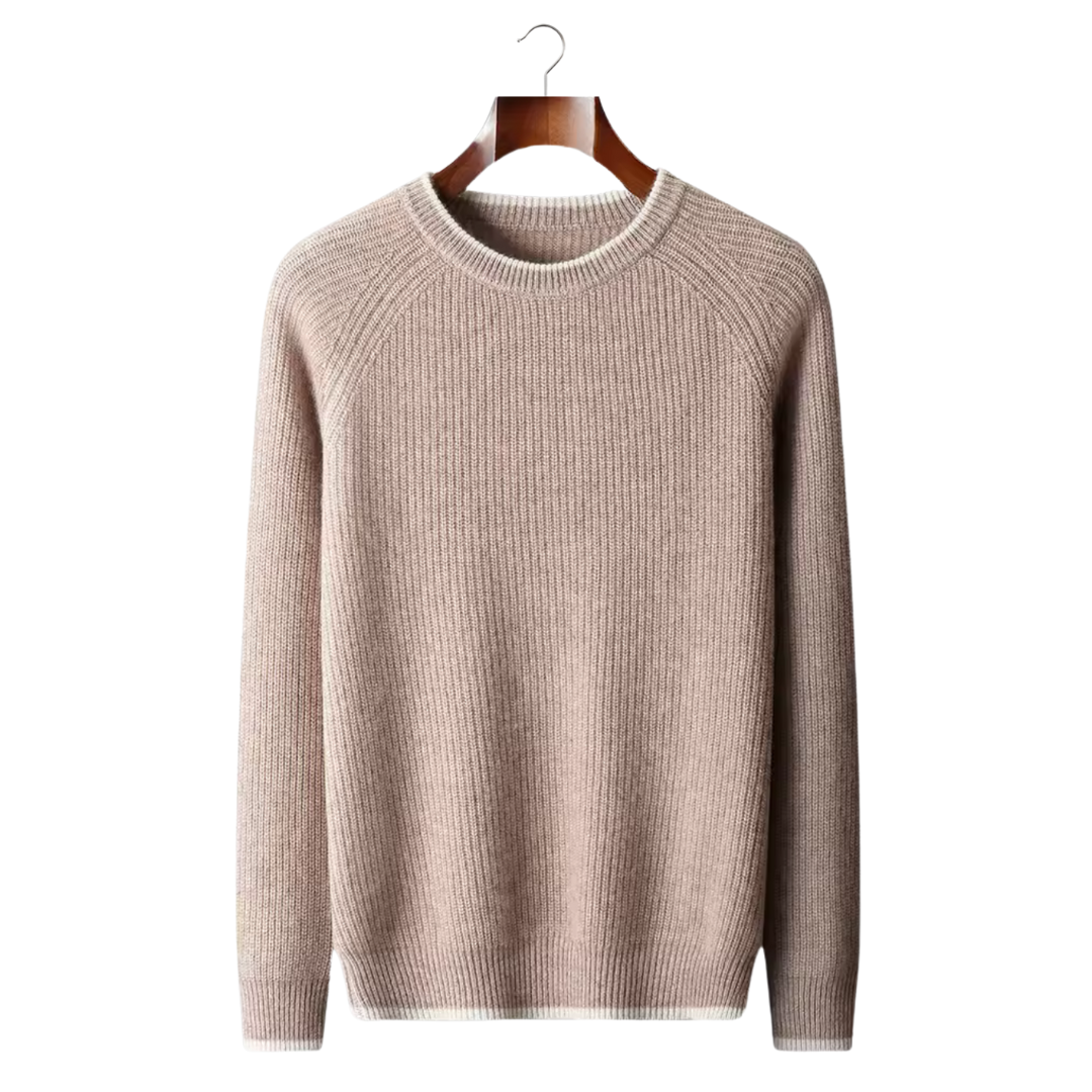 SECRET WEALTH | WOOL TWO TONE CREWNECK