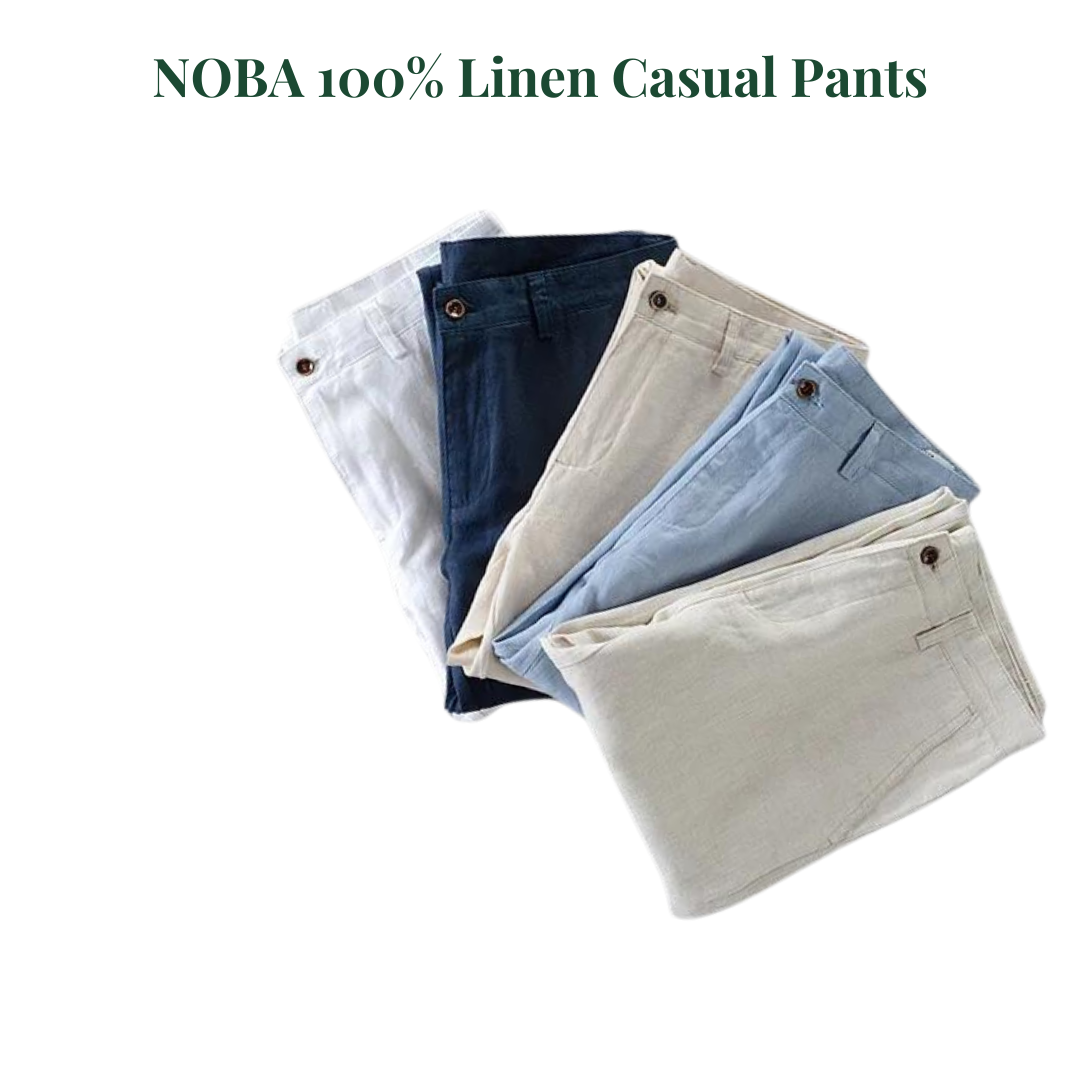 SECRET WEALTH |100% Linen Casual Pants
