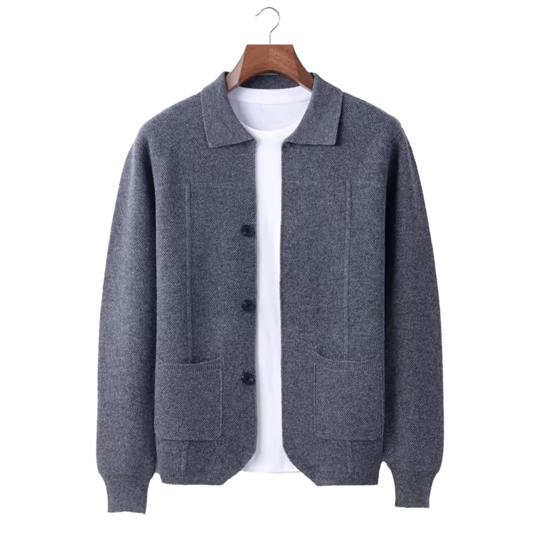 SECRET WEALTH | 100% CASHMERE BUTTON OVERSHIRT