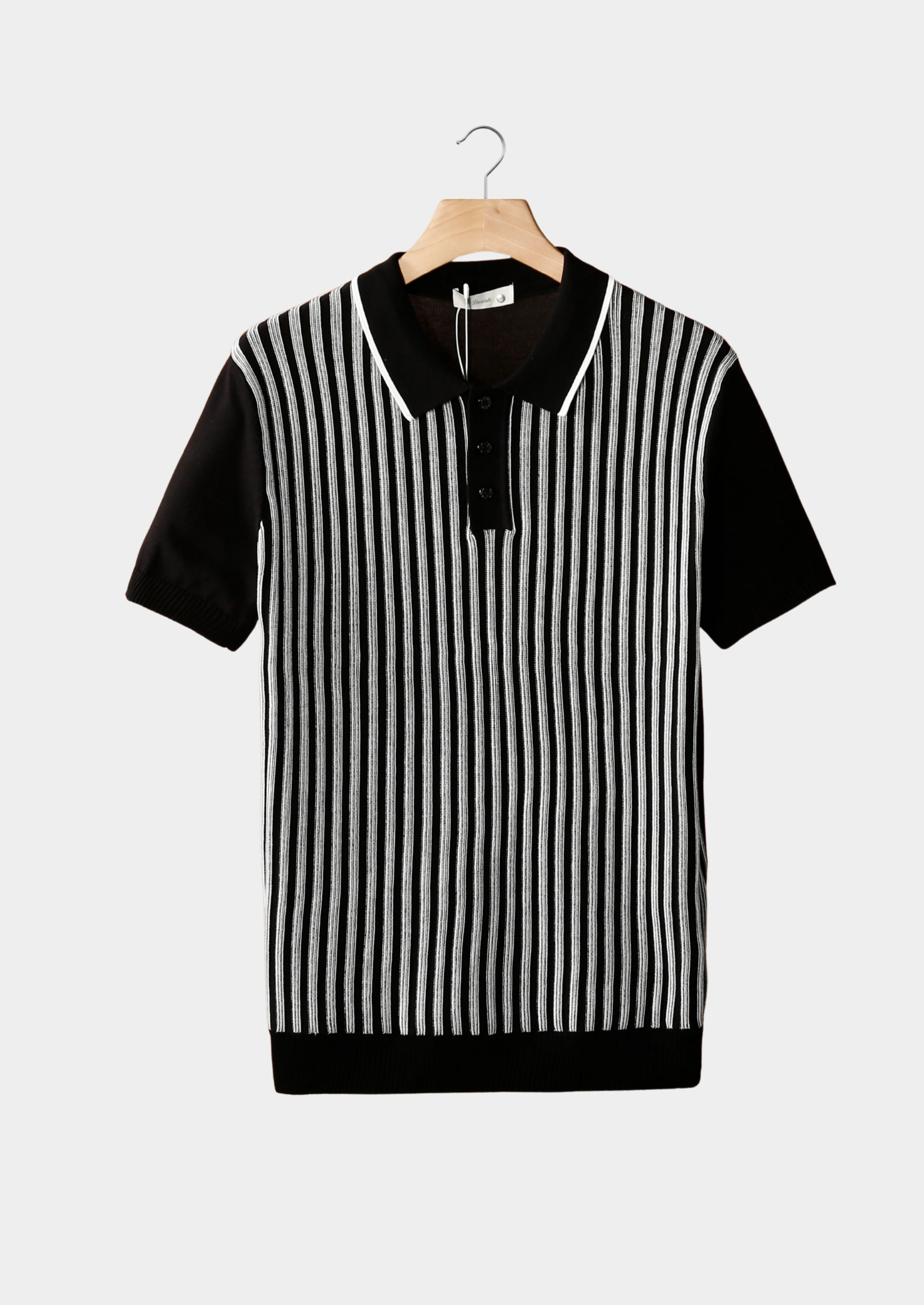 SECRET WEALTH | VERTICAL STRIPED POLO