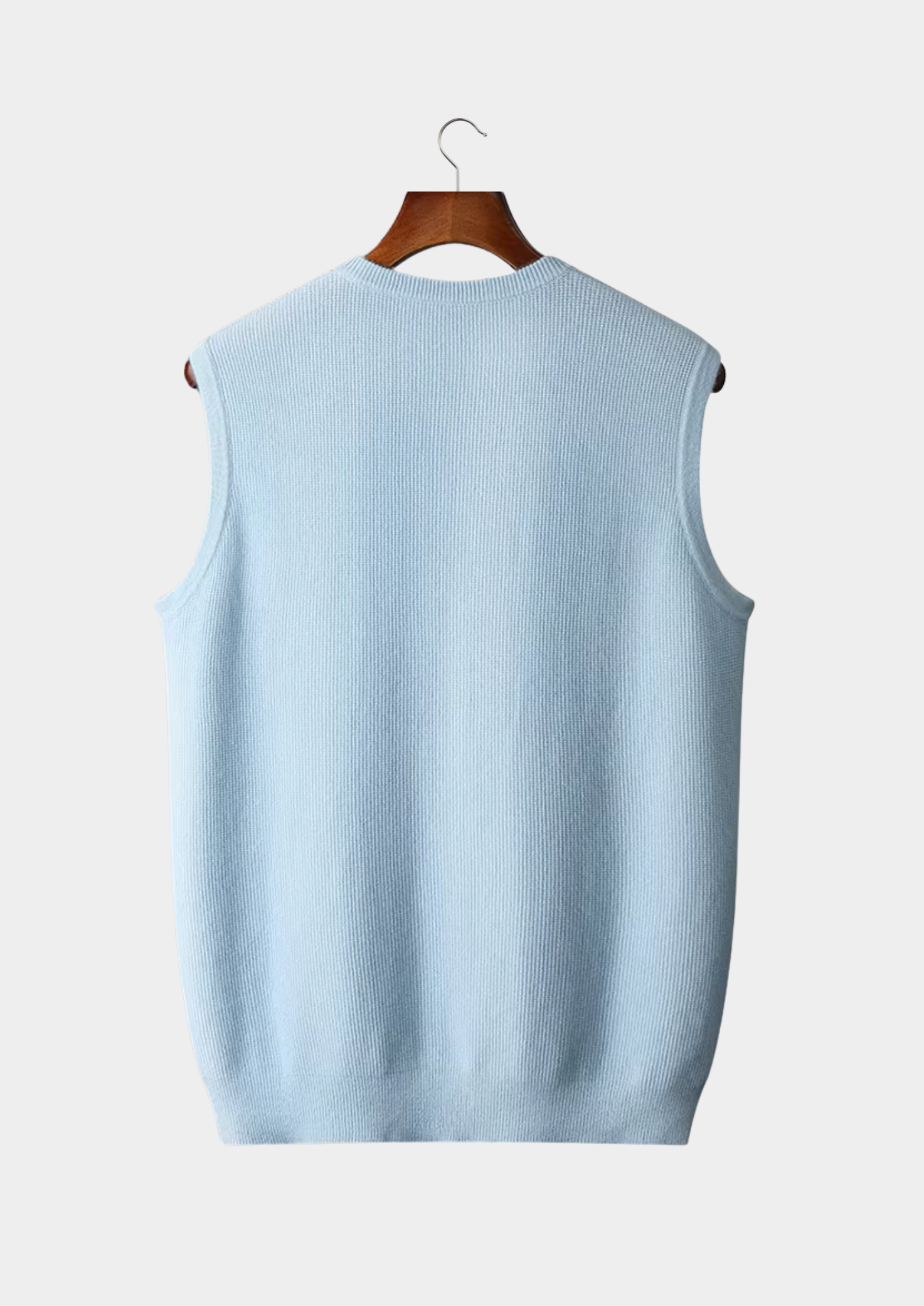 SECRET WEALTH | 100% CASHMERE CREWNECK VEST