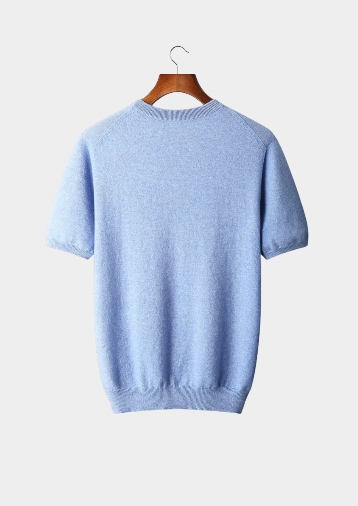 SECRET WEALTH | 100% CASHMERE CLASSIC CREWNECK T-SHIRT