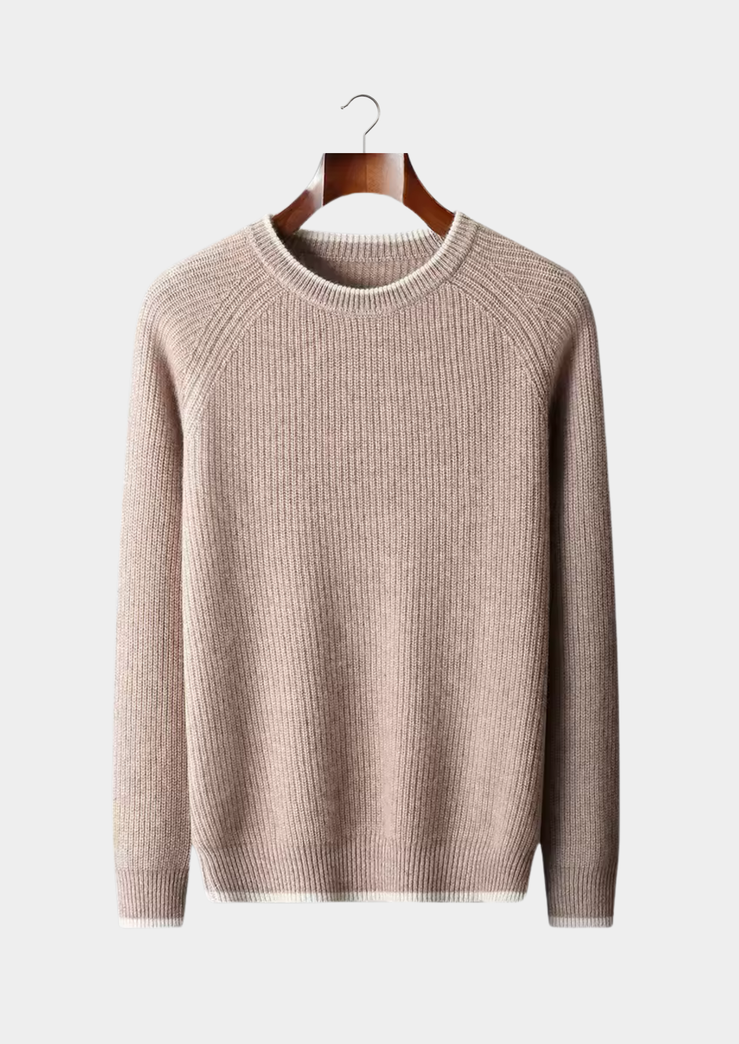 SECRET WEALTH | WOOL TWO TONE CREWNECK