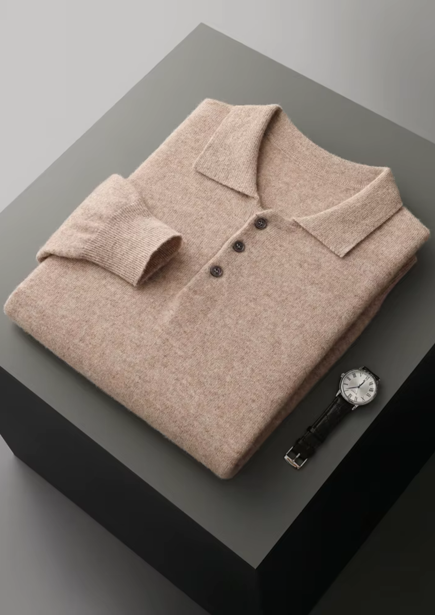 SECRET WEALTH | WOOL CLASSIC SWEATER POLO