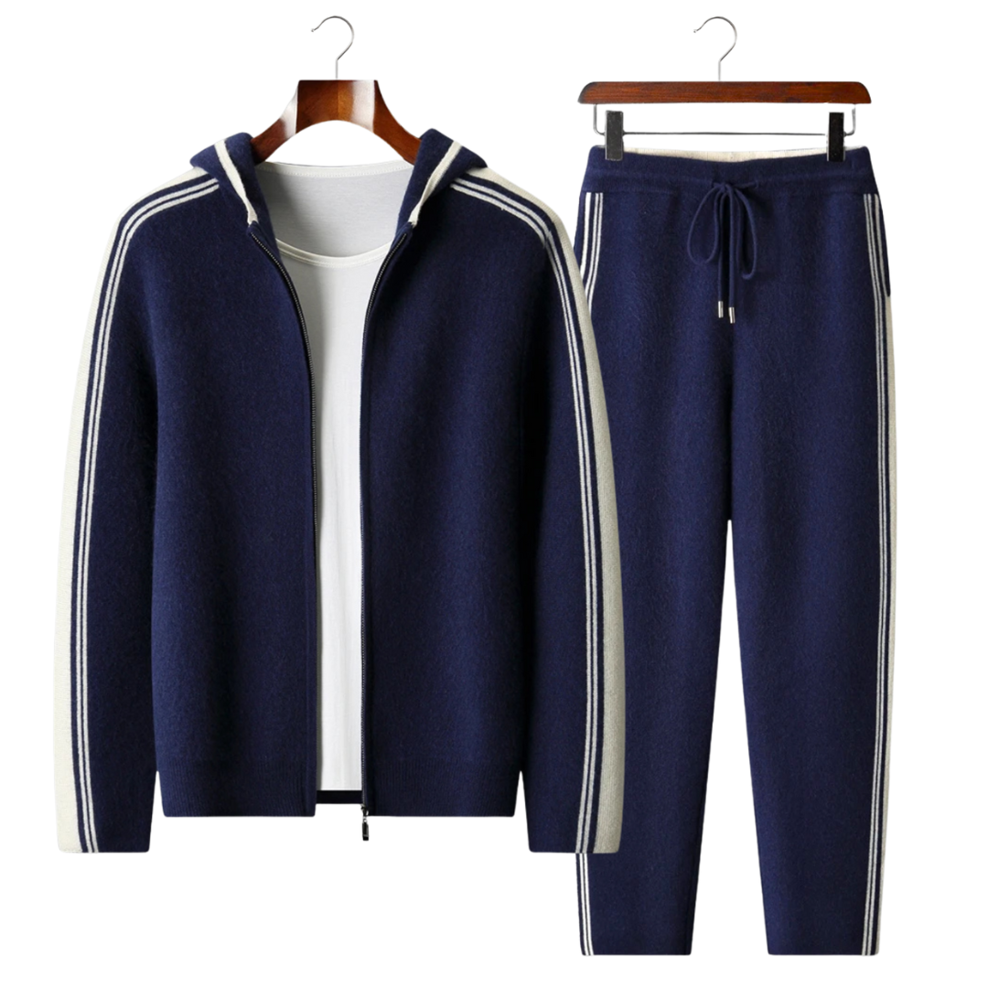 SECRET WEALTH | 100% CASHMERE DAMIEN TRACKSUIT