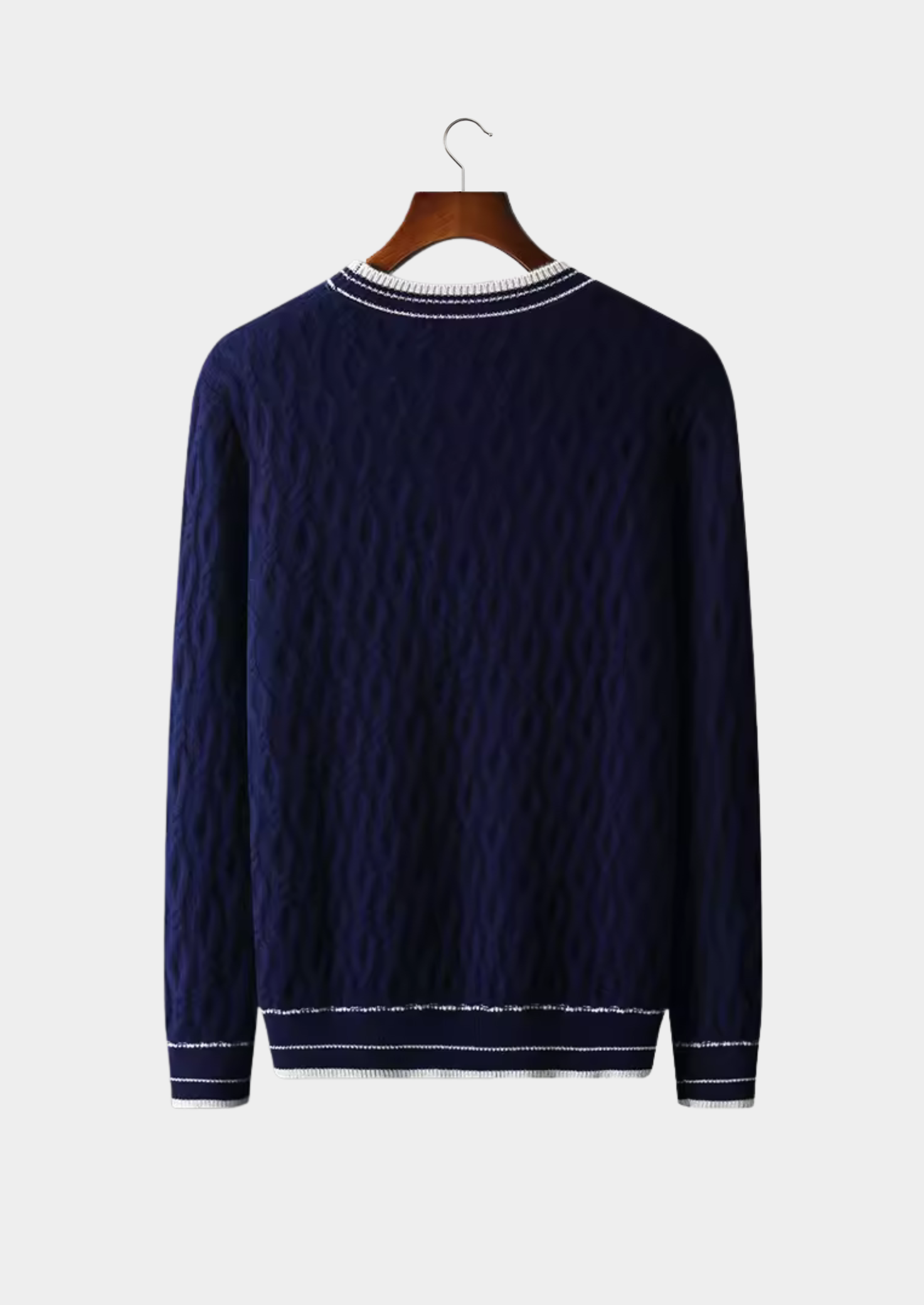 SECRET WEALTH | WOOL JACQUARD CREWNECK