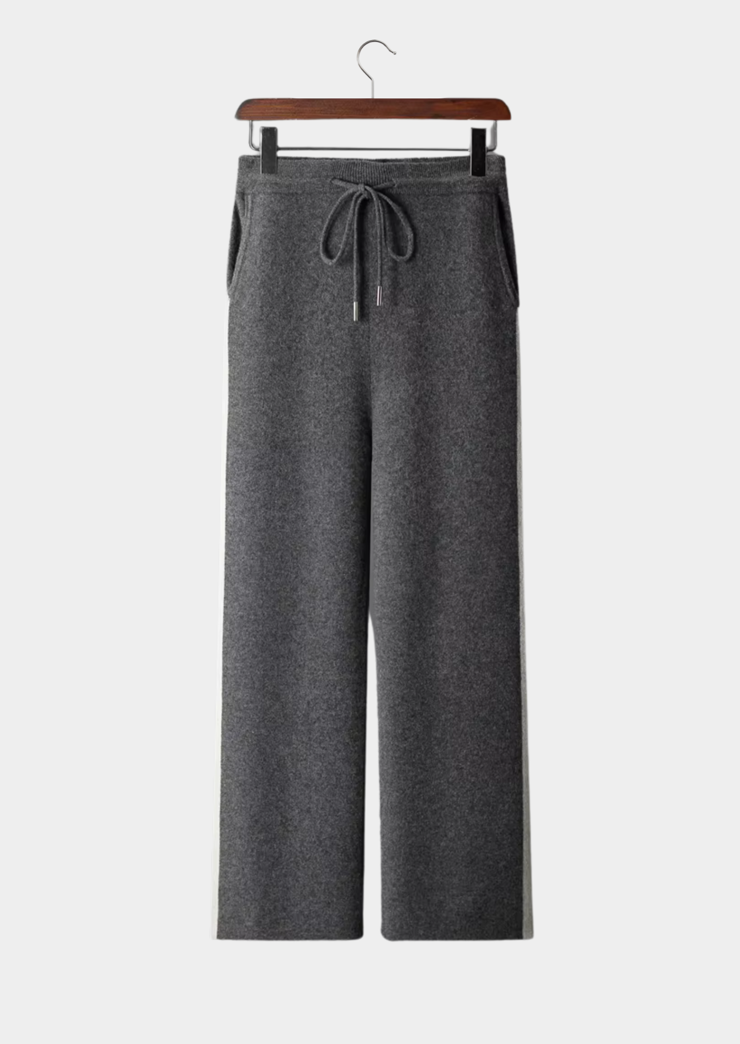 SECRET WEALTH | 100% CASHMERE WIDE LEISURE TROUSERS
