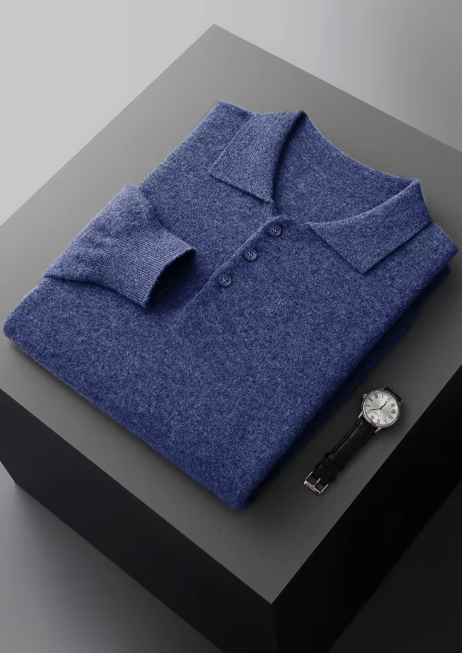 SECRET WEALTH | WOOL CLASSIC SWEATER POLO