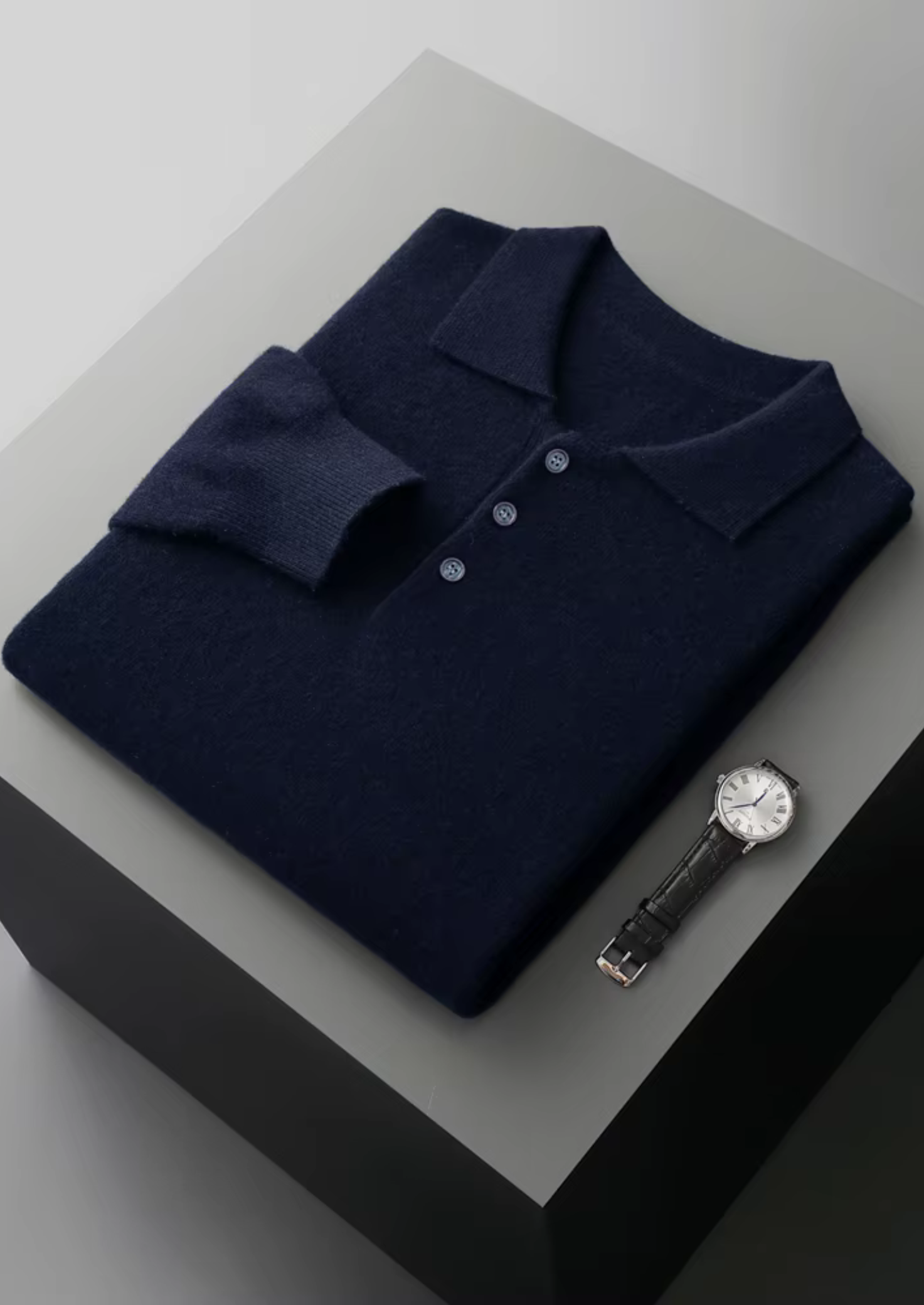 SECRET WEALTH | WOOL CLASSIC SWEATER POLO