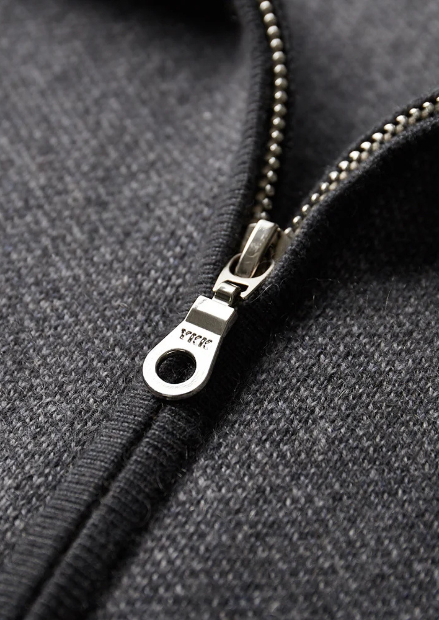 SECRET WEALTH | 100% CASHMERE JACQUARD ZIP CARDIGAN