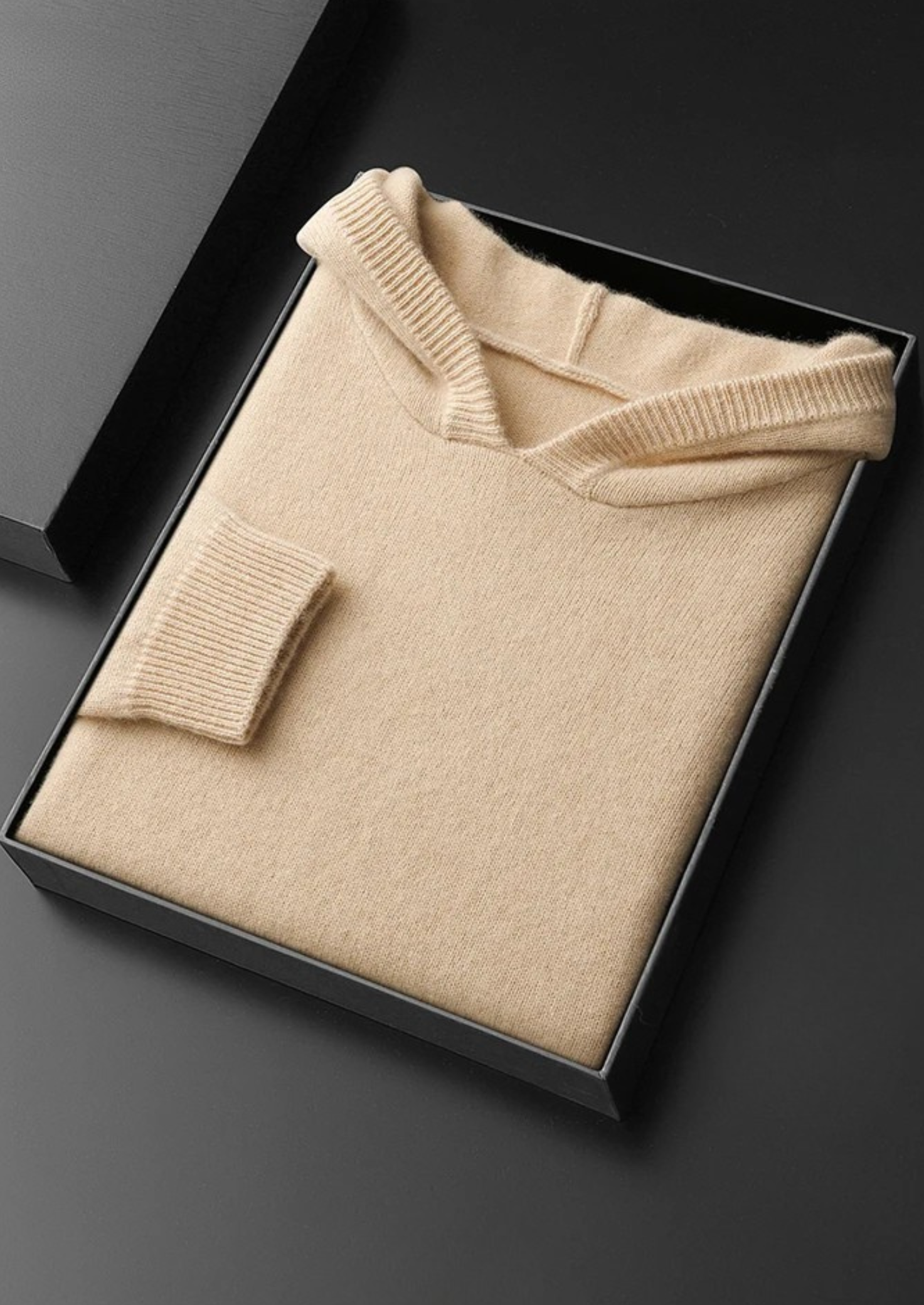 SECRET WEALTH | 100% CASHMERE LEISURE HOODIE