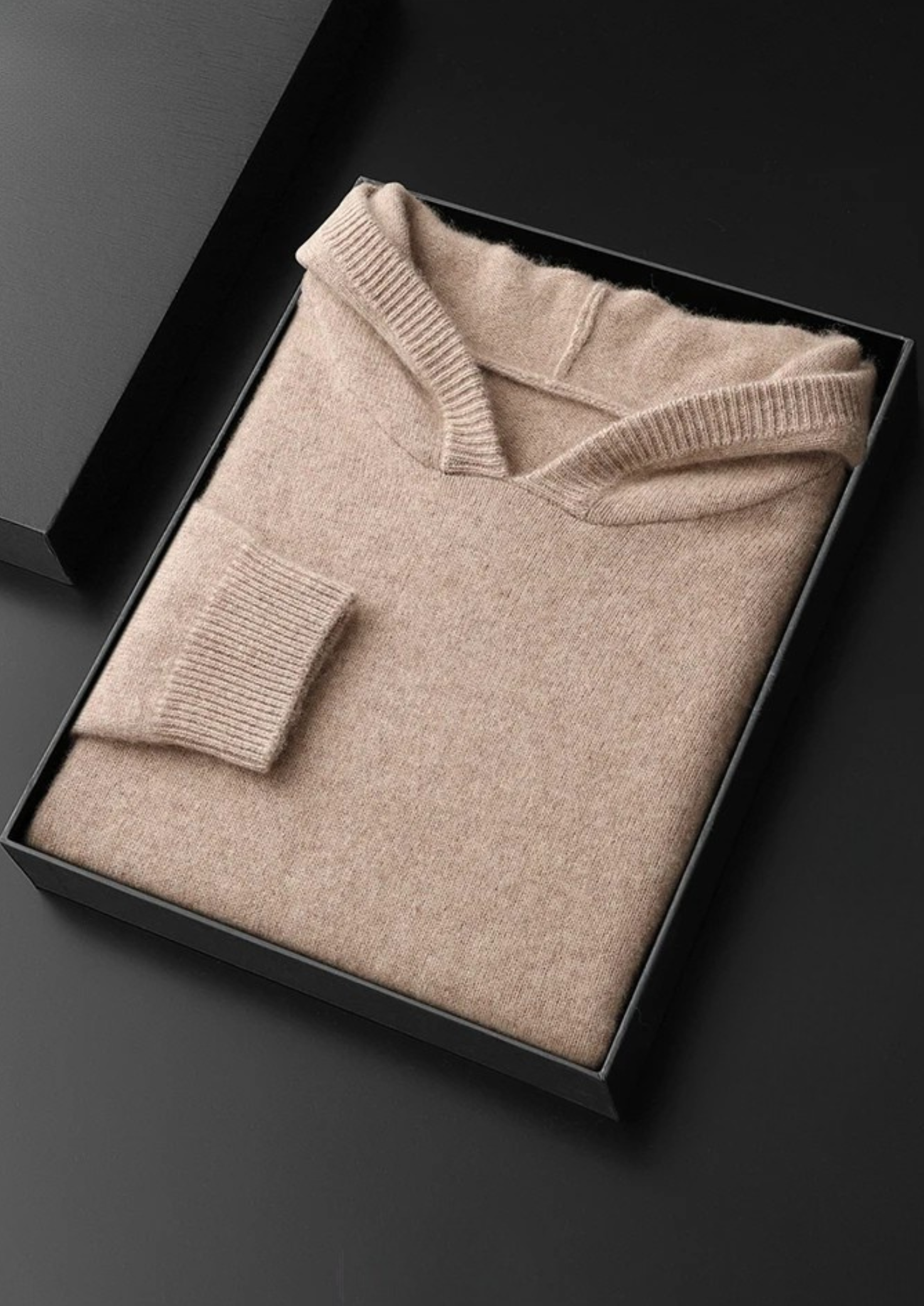 SECRET WEALTH | 100% CASHMERE LEISURE HOODIE