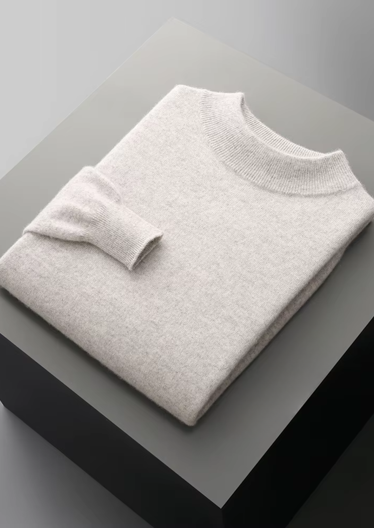 SECRET WEALTH | WOOL CLASSIC MOCKNECK