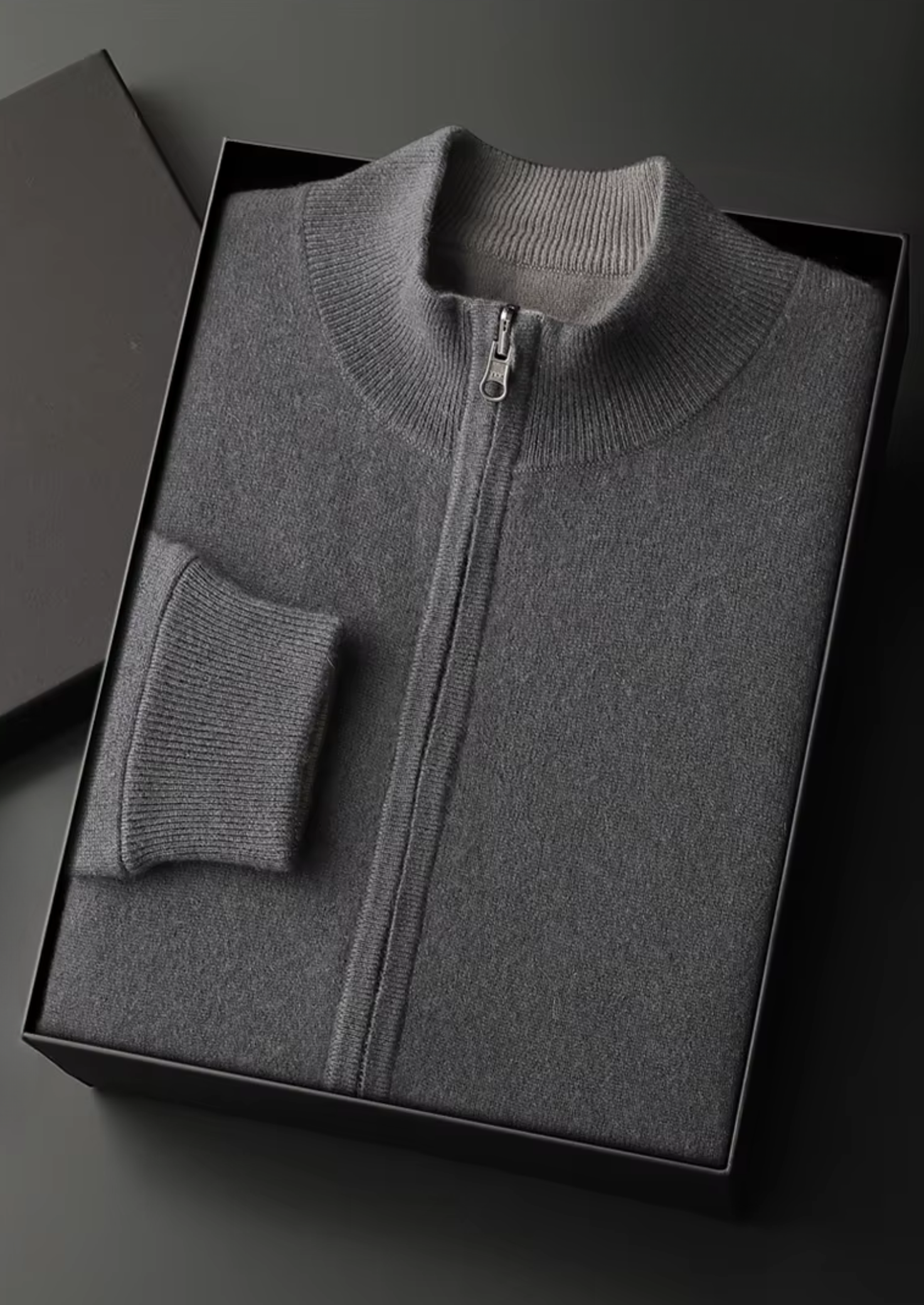 SECRET WEALTH | WOOL ZIP CARDIGAN
