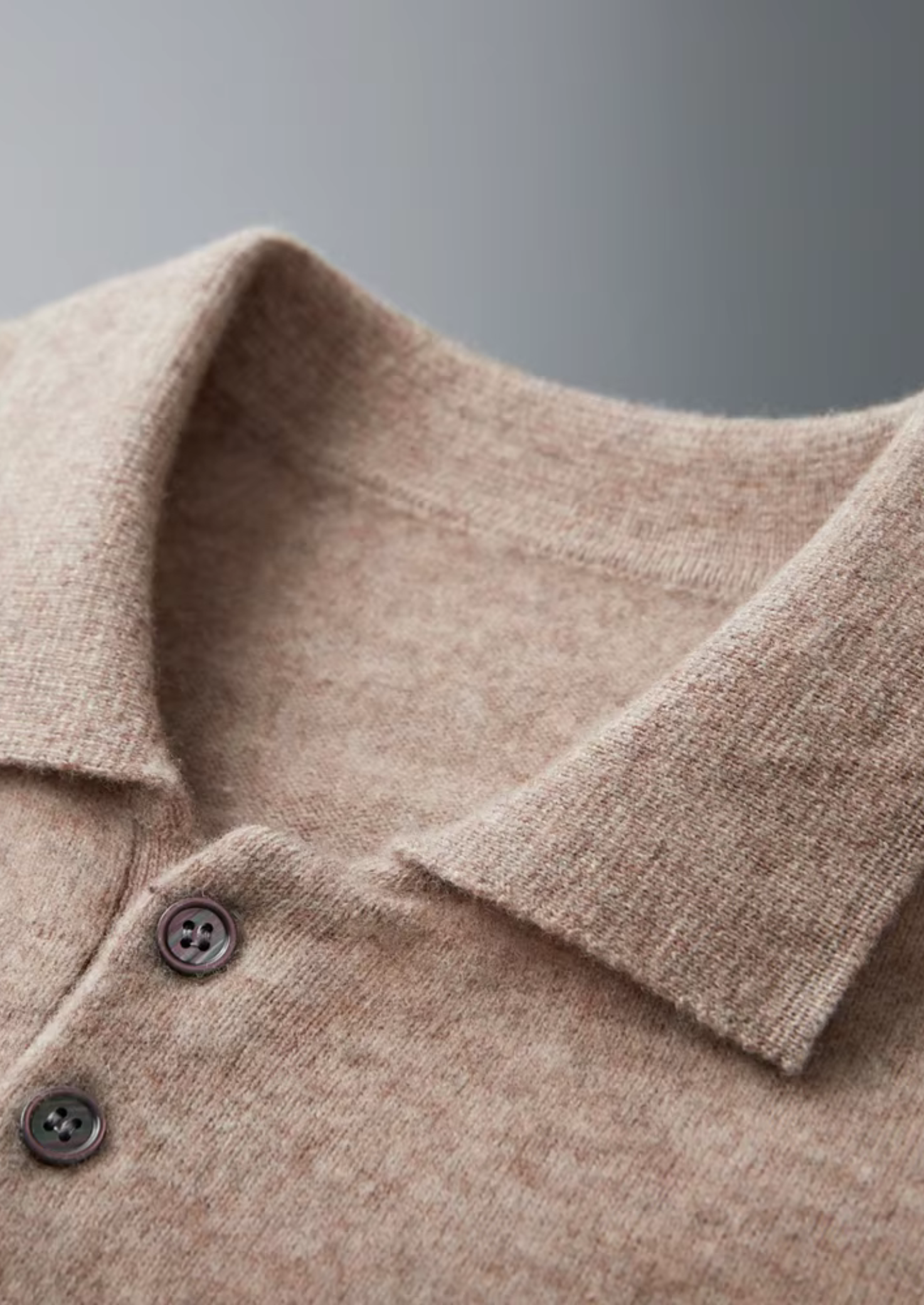 SECRET WEALTH | WOOL CLASSIC SWEATER POLO