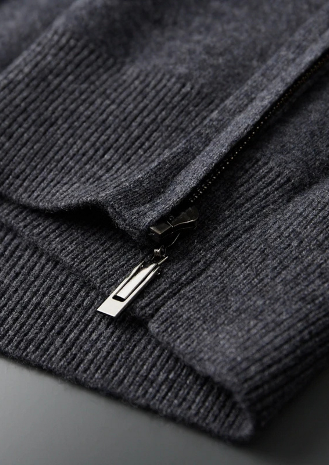 SecretWealth | Knit Zip Hoodie