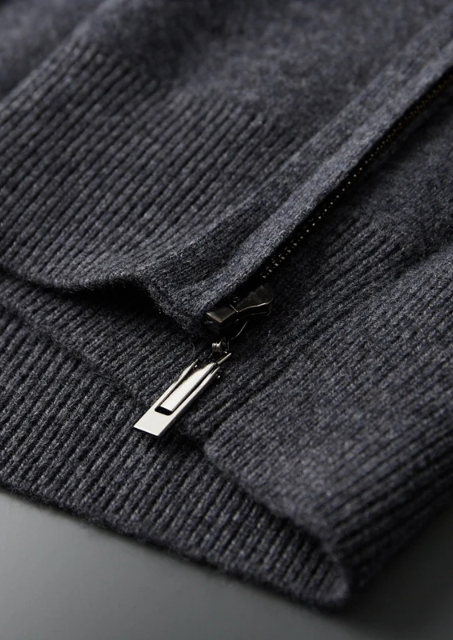 SecretWealth | Knit Zip Hoodie