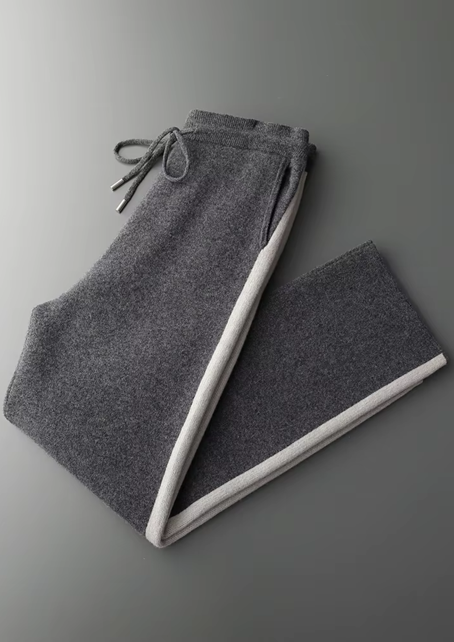 SECRET WEALTH | 100% CASHMERE WIDE LEISURE TROUSERS
