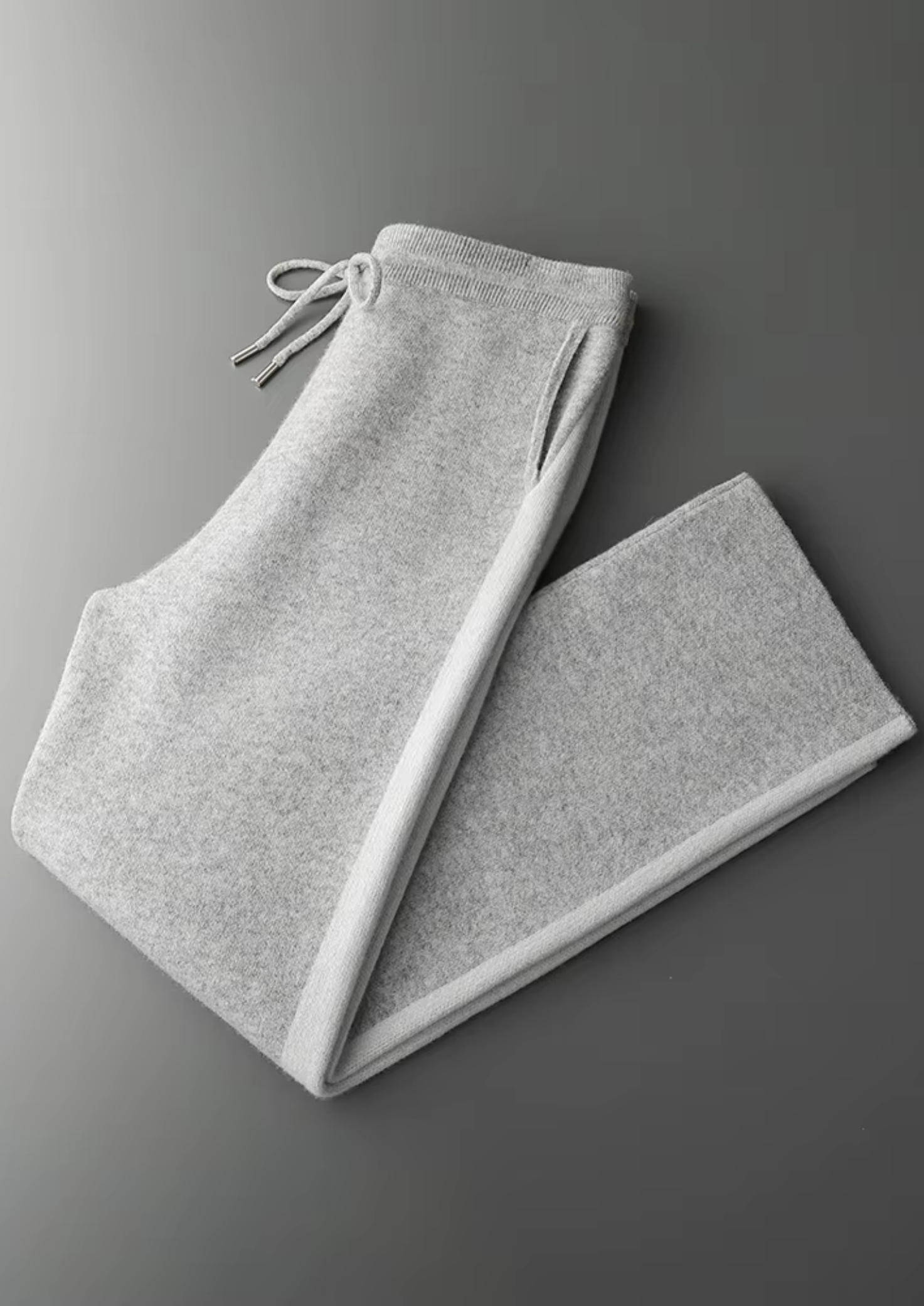 SECRET WEALTH | 100% CASHMERE WIDE LEISURE TROUSERS