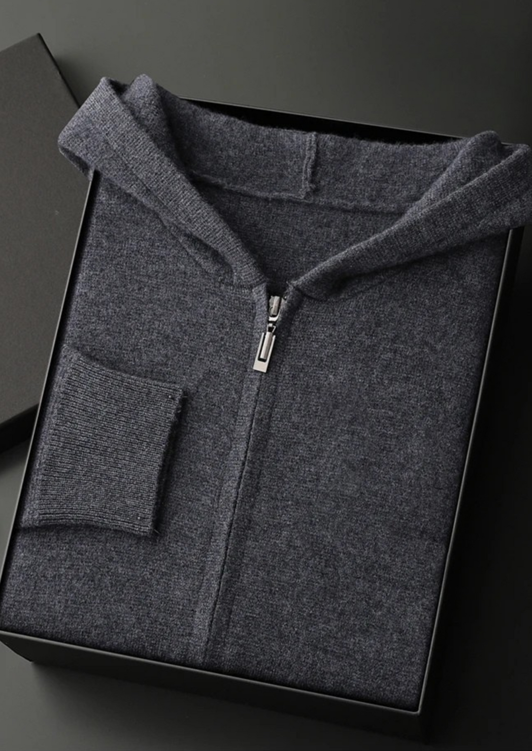 SecretWealth | Knit Zip Hoodie