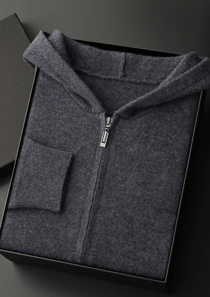 SecretWealth | Knit Zip Hoodie
