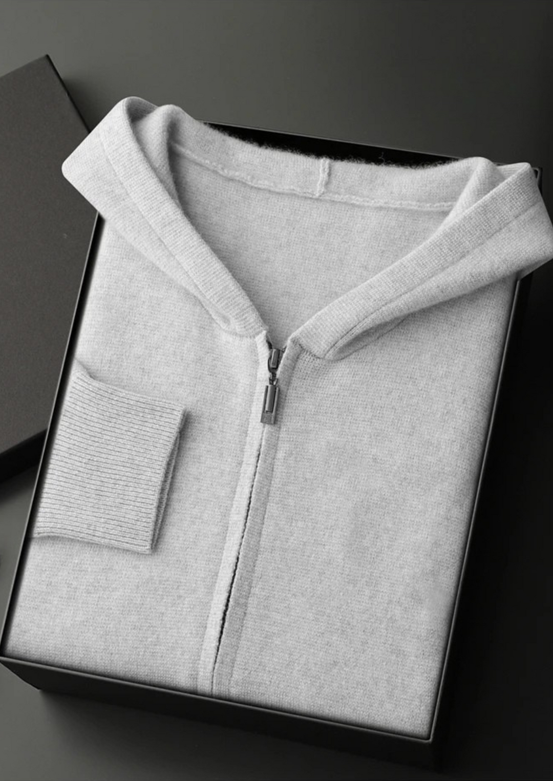 SecretWealth | Knit Zip Hoodie