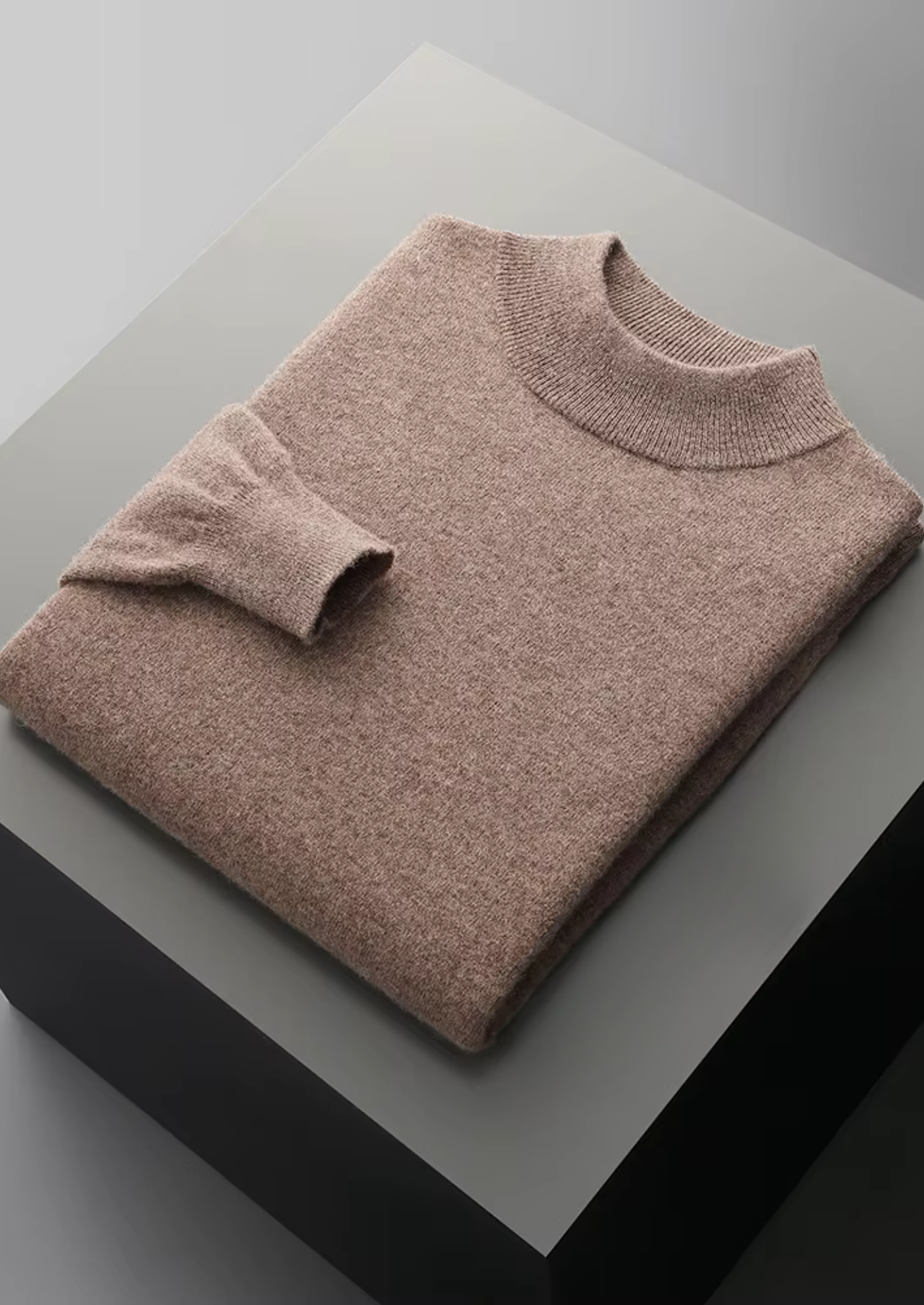 SECRET WEALTH | WOOL CLASSIC MOCKNECK