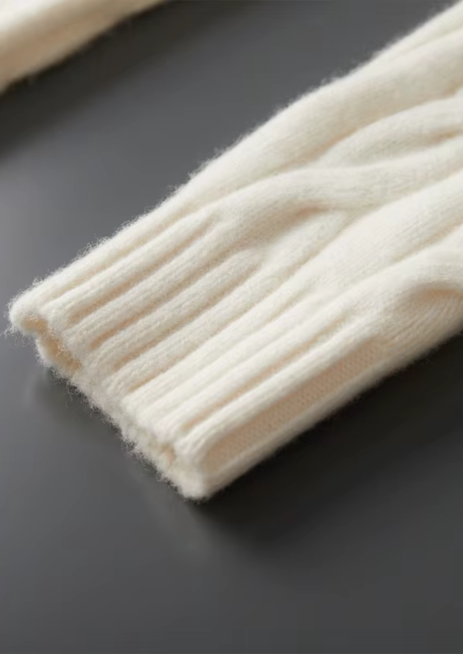 SecretWealth | Cable Knit Dual-Zip Cardigan