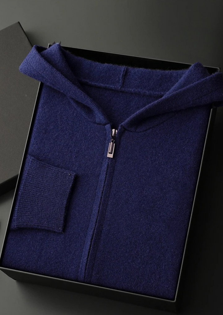 SecretWealth | Knit Zip Hoodie