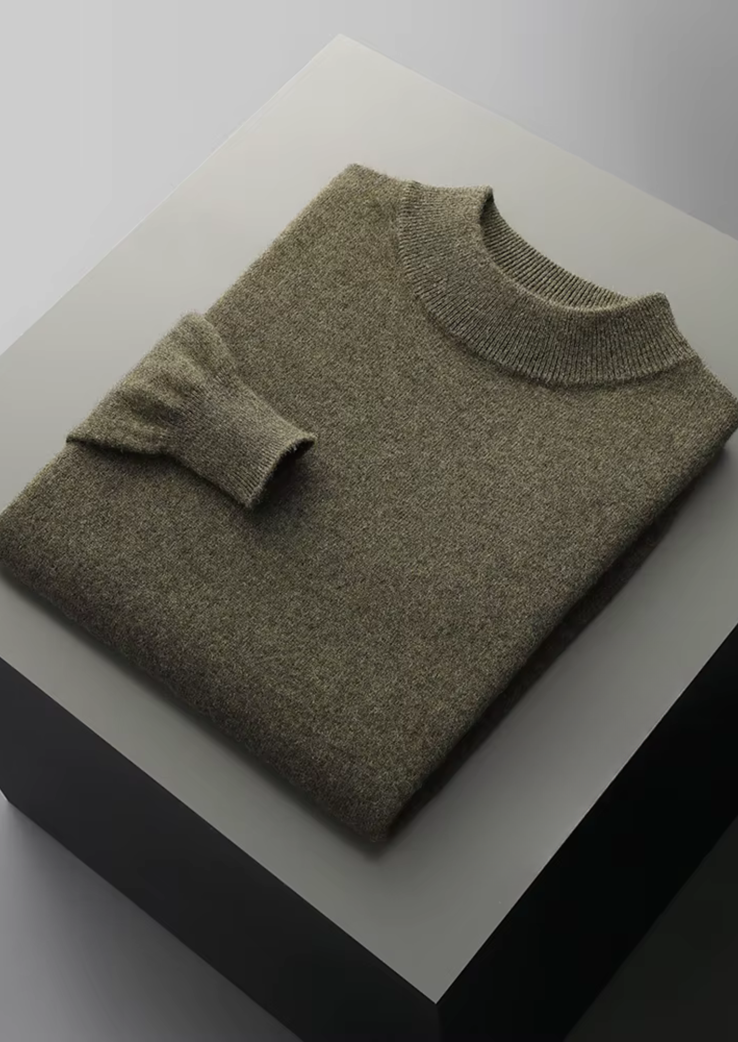 SECRET WEALTH | WOOL CLASSIC MOCKNECK