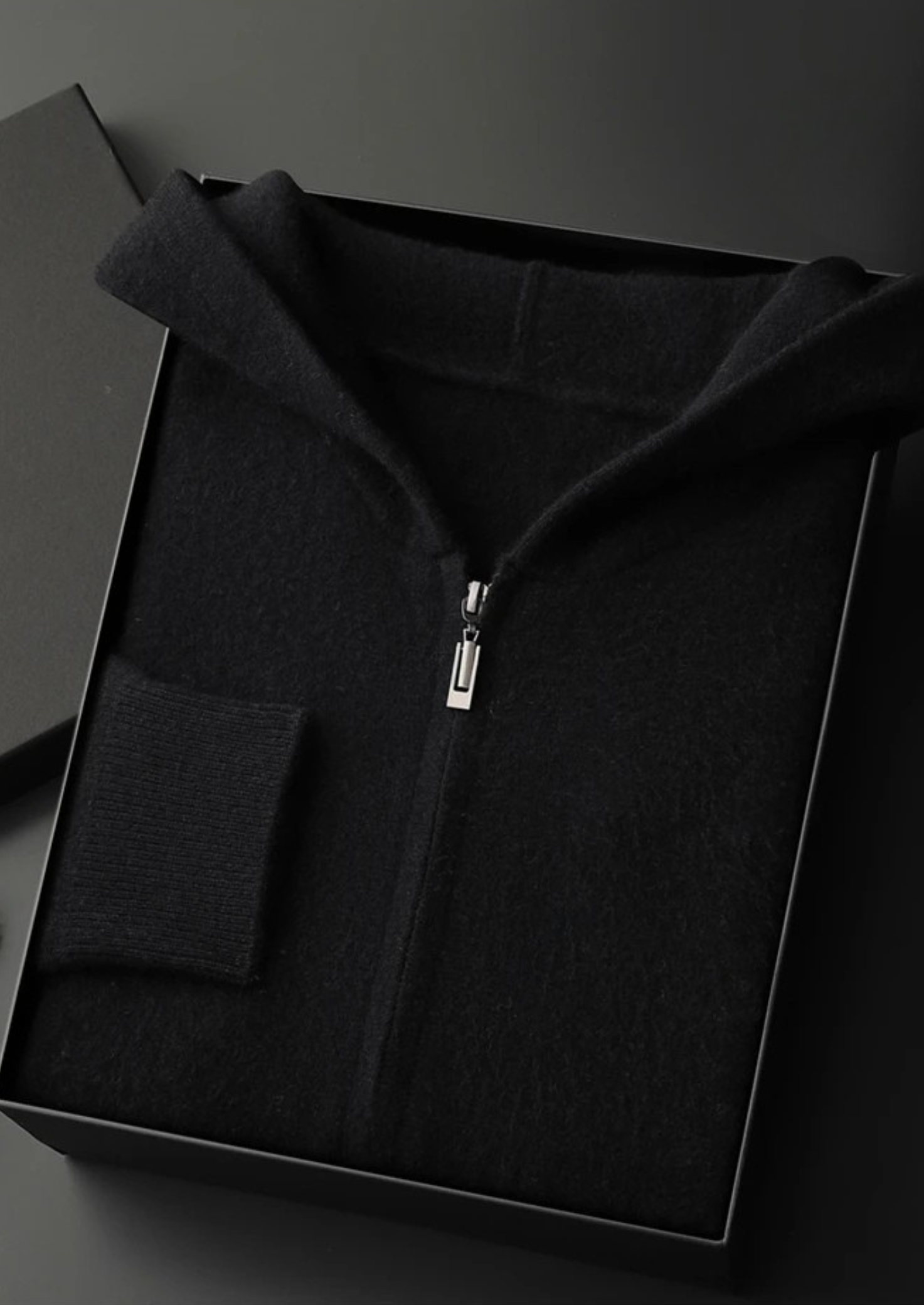 SecretWealth | Knit Zip Hoodie