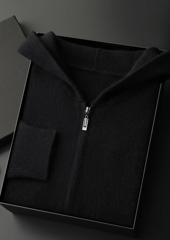 SecretWealth | Knit Zip Hoodie
