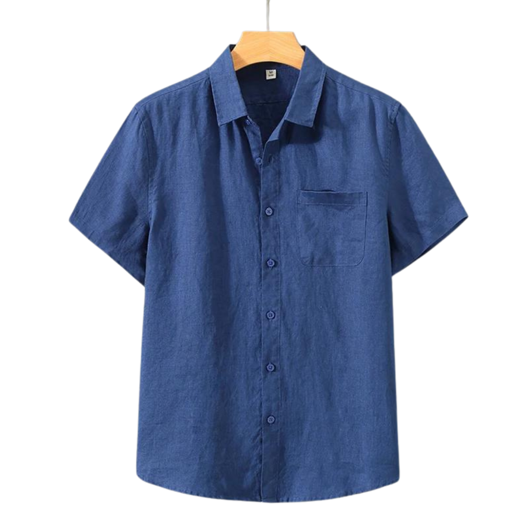 SECRET WEALTH | Linen Shirt (Shortsleeve)